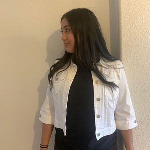 Loft jean white Jacket